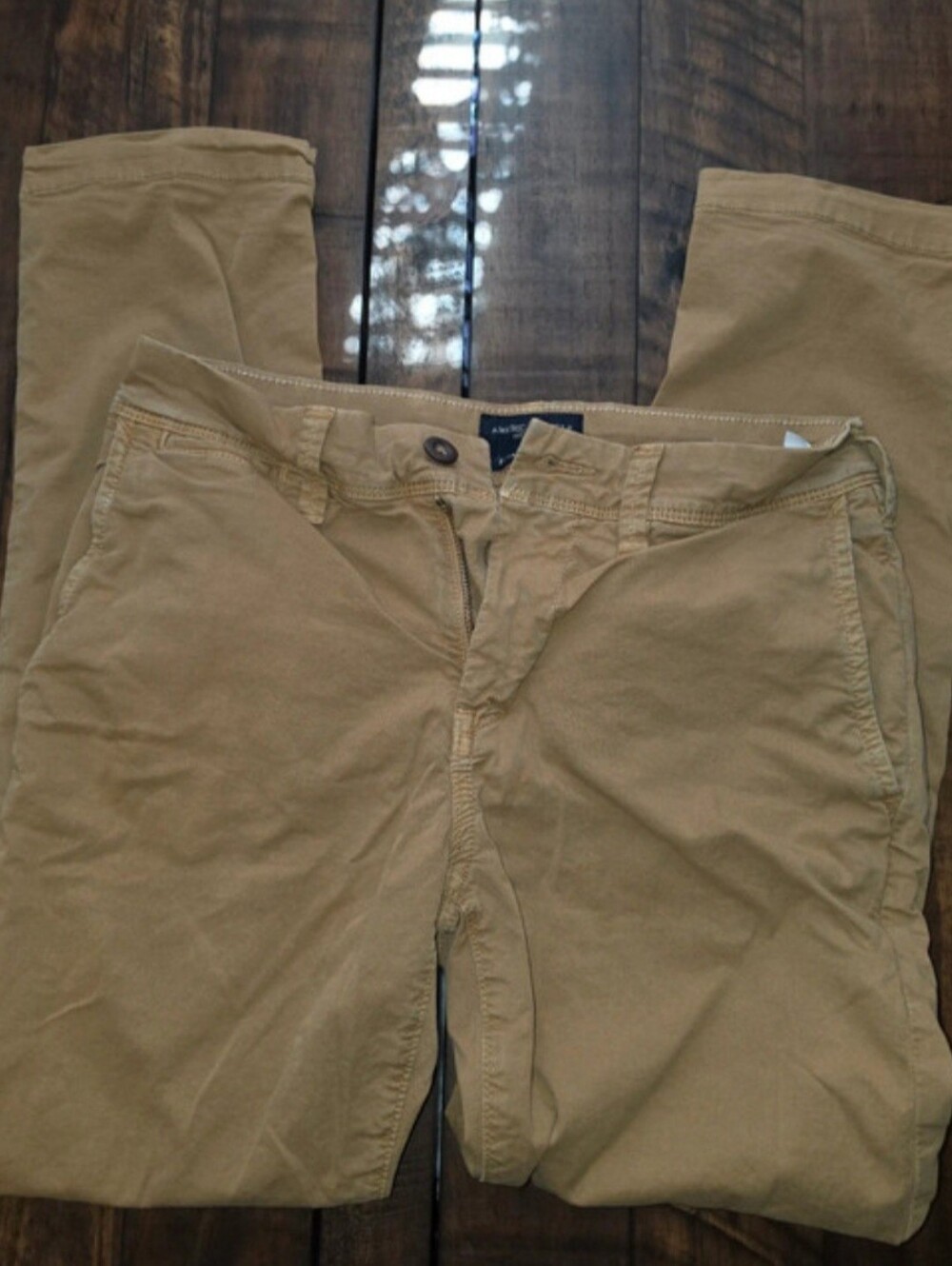 American Eagle Outfitters Tan Chino Pants - Straight Fit